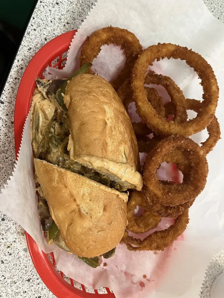 Philly Cheesesteak Sandwich Hot Spicy
